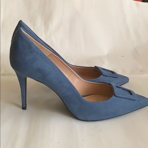 Blue Zara heels